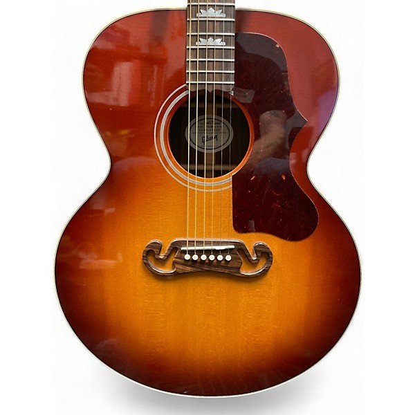 Used Gibson SJ200 Studio rosewood Super Jumbo 3 Color Sunburst Acoustic Electric Guitar