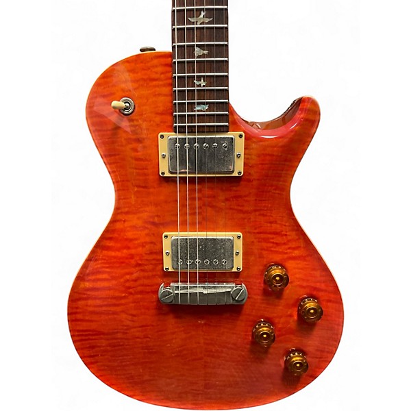 Used 2000s PRS single cutaway 10 top Orange Solid Body Electric Guitar