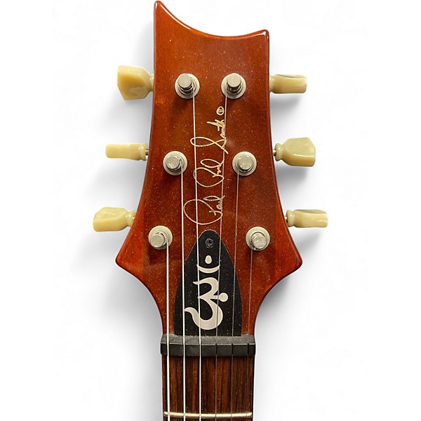 Used 2000s PRS single cutaway 10 top Orange Solid Body Electric Guitar