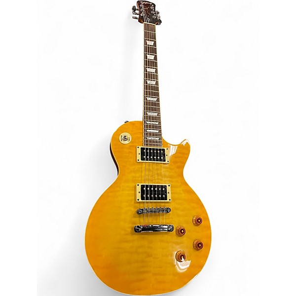 Used Epiphone Les Paul Classic Lemonburst Solid Body Electric Guitar