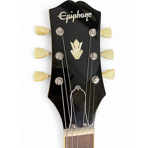 Used Epiphone ES335 IG Metallic Gold Hollow Body Electric Guitar