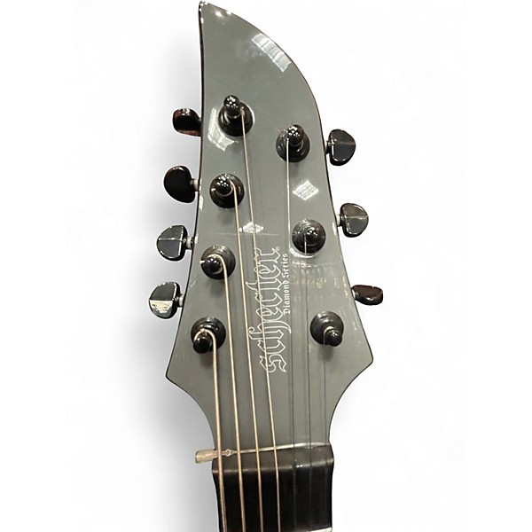 Used Schecter Guitar Research KM7 MK II Gray Solid Body Electric Guitar