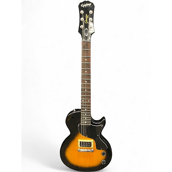 Used Epiphone Les Paul Junior Single Cut 2 Color Sunburst Solid Body Electric Guitar