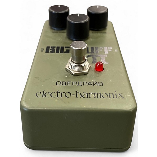 Used Electro-Harmonix Green Russian Big Muff Pi Fuzz Effect Pedal