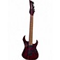 Used Guerilla M7HSM Candy Red Burst Solid Body Electric Guitar thumbnail