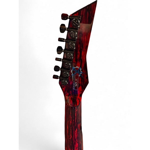 Used Guerilla M7HSM Candy Red Burst Solid Body Electric Guitar