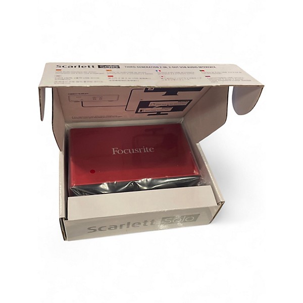 Used Focusrite Scarlett Solo Gen 3 Audio Interface