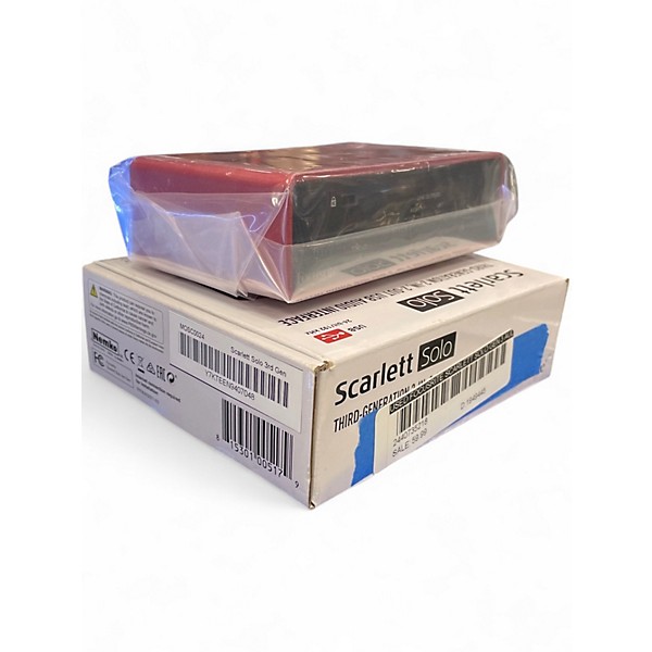 Used Focusrite Scarlett Solo Gen 3 Audio Interface