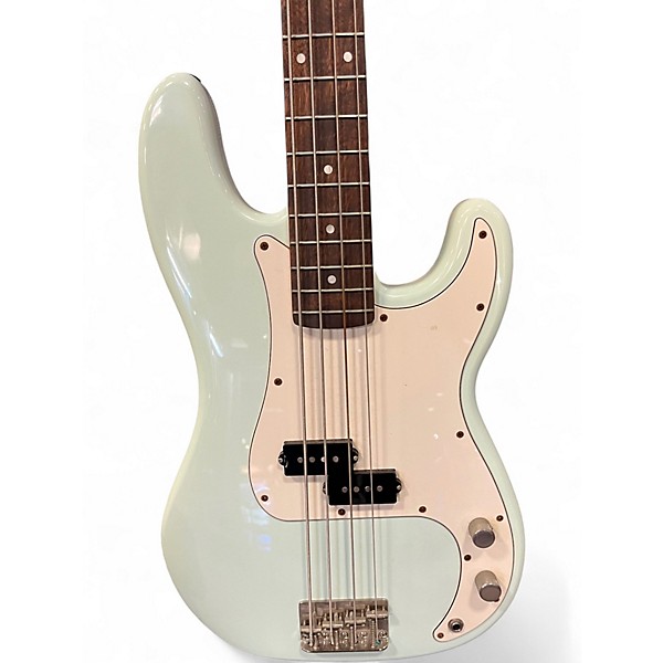 Used Squier Precision Bass Sonic Blue Electric Bass Guitar