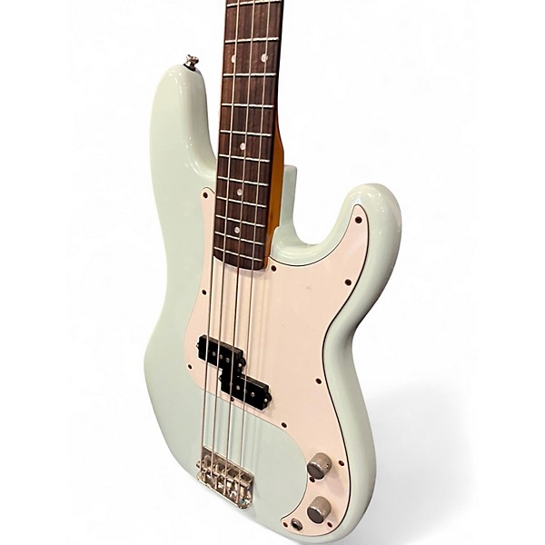 Used Squier Precision Bass Sonic Blue Electric Bass Guitar