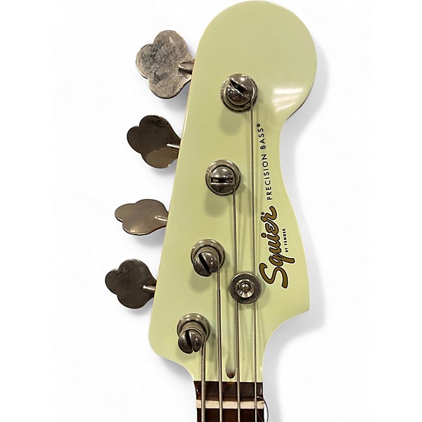 Used Squier Precision Bass Sonic Blue Electric Bass Guitar