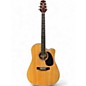 Used Takamine EG530DLX Natural Acoustic Electric Guitar thumbnail