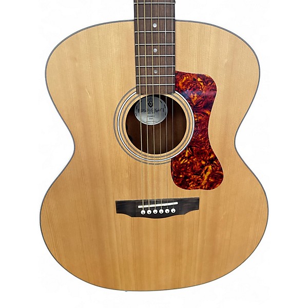Used Guild F240E Natural Acoustic Electric Guitar