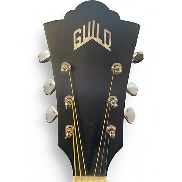 Used Guild F240E Natural Acoustic Electric Guitar