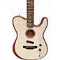 Used 2022 Fender ACOUSTASONIC PLYR TELE Arctic White Acoustic Guitar