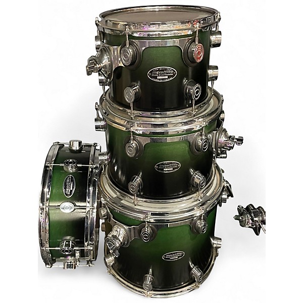 Used PDP by DW 5 Piece MX Green Drum Kit