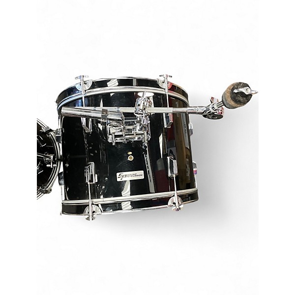 Used Sound Percussion Labs 4 Piece 4 Piece Black Drum Kit