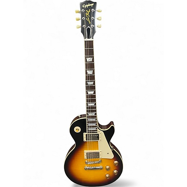 Used Epiphone INSPIRED BY GIBSON CUSTOM SHOP 1959 LES PAUL Tobacco Burst Solid Body Electric Guitar