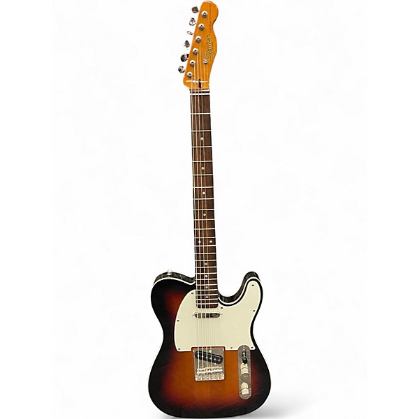 Used Squier Classic Vibe Baritone Custom Telecaster 3 Color Sunburst Solid Body Electric Guitar