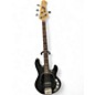 Used Sterling by Music Man Sub 4 Trans Black Electric Bass Guitar thumbnail