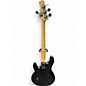 Used Sterling by Music Man Sub 4 Trans Black Electric Bass Guitar