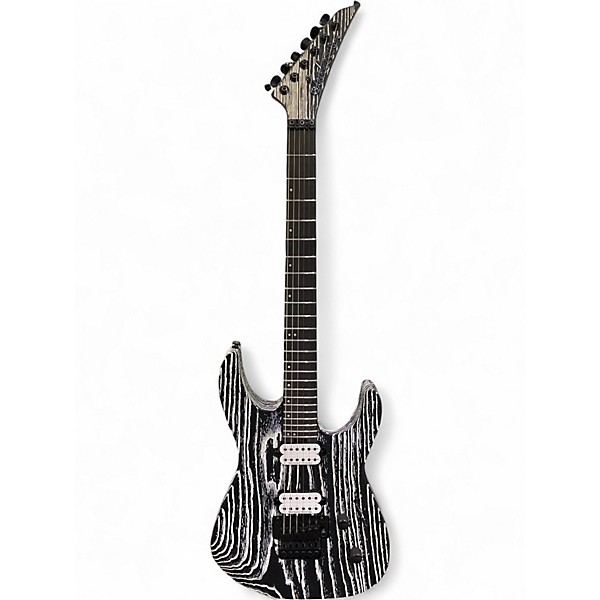 Used Jackson Pro Series Dinky DK2 Black and White Solid Body Electric Guitar