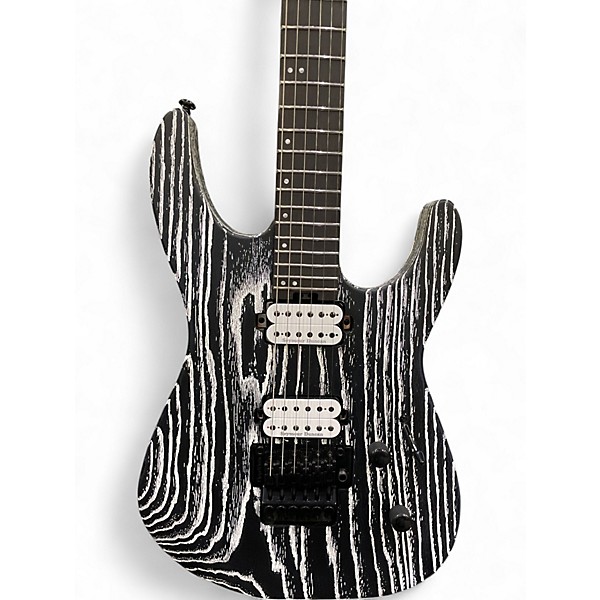Used Jackson Pro Series Dinky DK2 Black and White Solid Body Electric Guitar