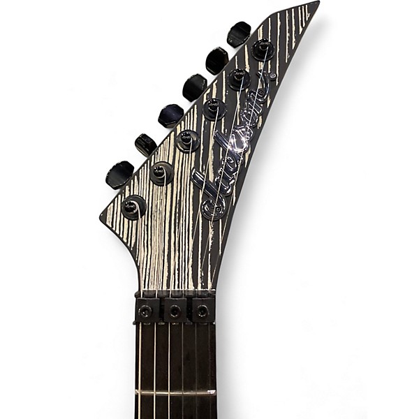 Used Jackson Pro Series Dinky DK2 Black and White Solid Body Electric Guitar
