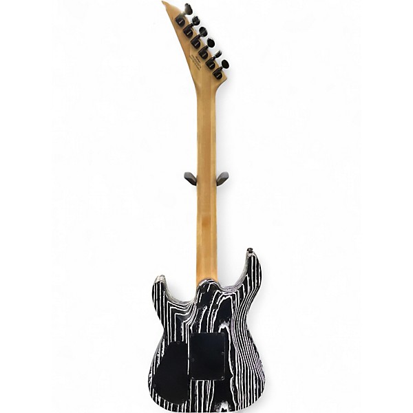 Used Jackson Pro Series Dinky DK2 Black and White Solid Body Electric Guitar
