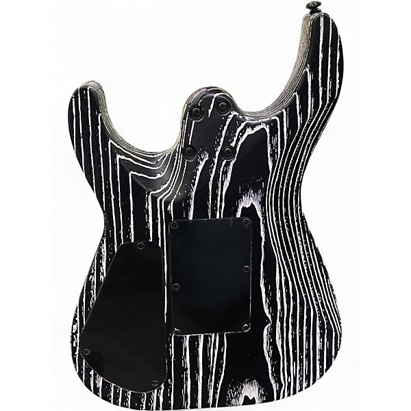 Used Jackson Pro Series Dinky DK2 Black and White Solid Body Electric Guitar