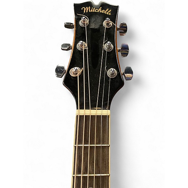 Used Mitchell D100 Black Acoustic Guitar