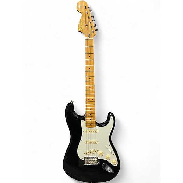 Used Fender Jimi Hendrix Stratocaster Black Solid Body Electric Guitar