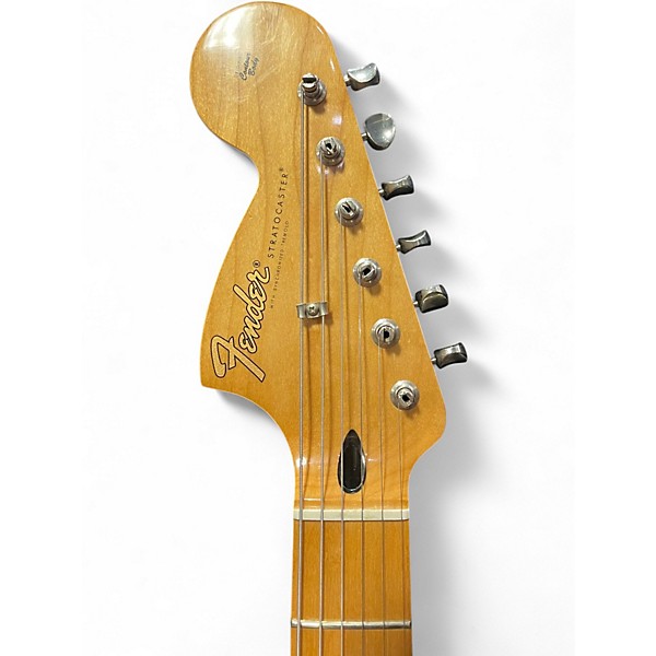 Used Fender Jimi Hendrix Stratocaster Black Solid Body Electric Guitar