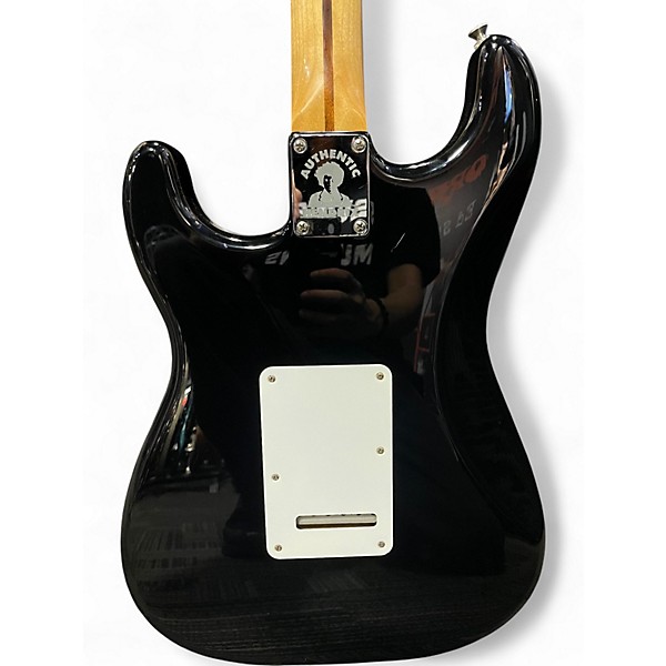 Used Fender Jimi Hendrix Stratocaster Black Solid Body Electric Guitar