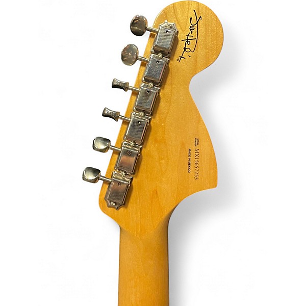 Used Fender Jimi Hendrix Stratocaster Black Solid Body Electric Guitar