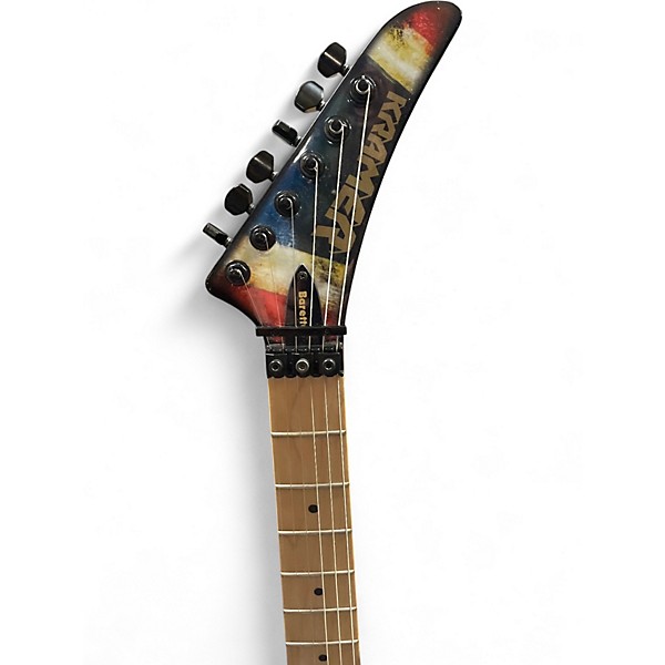 Used Kramer Nick Bowcott Signature Baretta Left Handed Black Solid Body Electric Guitar