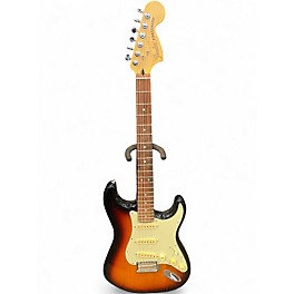 Used Fender Deluxe Roadhouse Stratocaster 3 Tone Sunburst Solid Body Electric Guitar