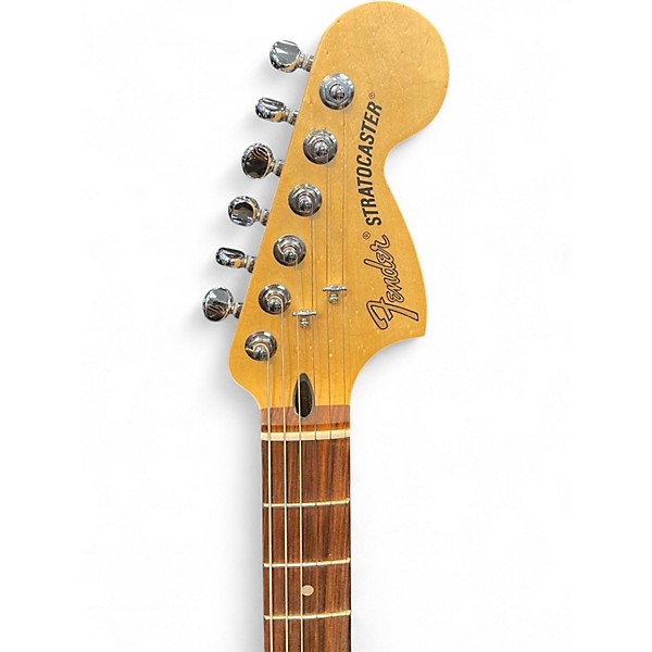 Used Fender Deluxe Roadhouse Stratocaster 3 Tone Sunburst Solid Body Electric Guitar