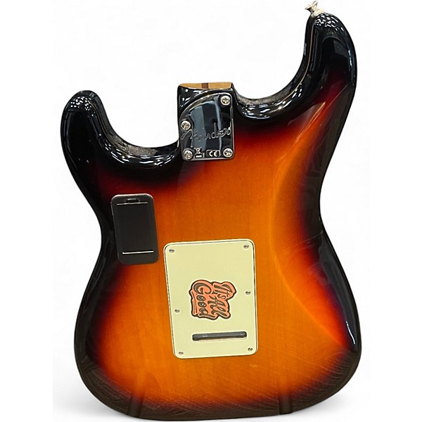 Used Fender Deluxe Roadhouse Stratocaster 3 Tone Sunburst Solid Body Electric Guitar