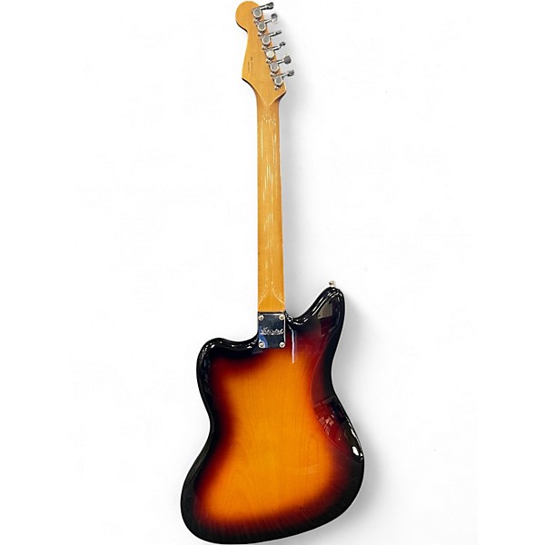 Used 2016 Fender Kurt Kobain Jaguar 3 Color Sunburst Solid Body Electric Guitar