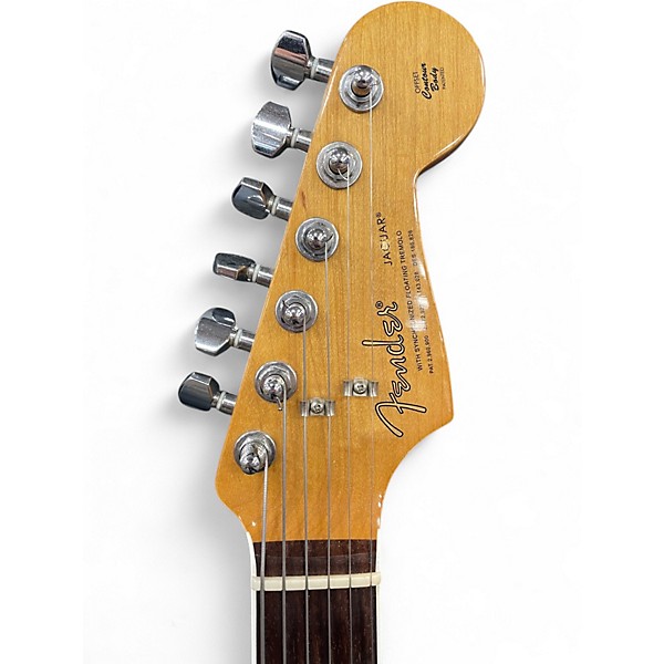 Used 2016 Fender Kurt Kobain Jaguar 3 Color Sunburst Solid Body Electric Guitar