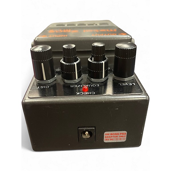 Used BOSS MT2 Metal Zone Distortion Effect Pedal