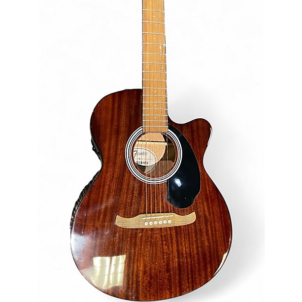 Used Fender FA-135CE Vintage Natural Acoustic Guitar