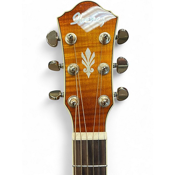 Used Ibanez AEG20II Vintage Natural Acoustic Electric Guitar
