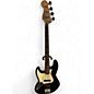 Used Fender Standard Jazz Bass Left Handed Black Electric Bass Guitar thumbnail