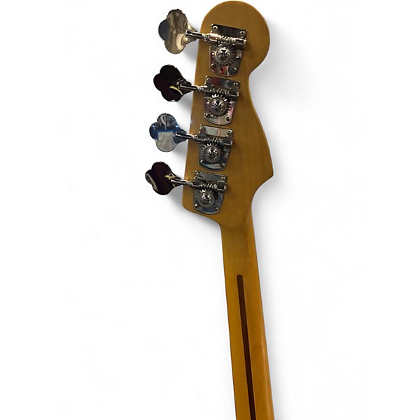 Used Fender Standard Jazz Bass Left Handed Black Electric Bass Guitar