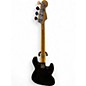 Used Fender Standard Jazz Bass Left Handed Black Electric Bass Guitar
