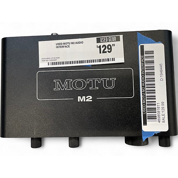 Used MOTU M2 Audio Interface