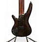 Used Ibanez SR706 6 String Trans Black Electric Bass Guitar