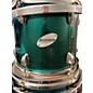Used Ludwig 5 Piece Accent CS Emerald Green Drum Kit